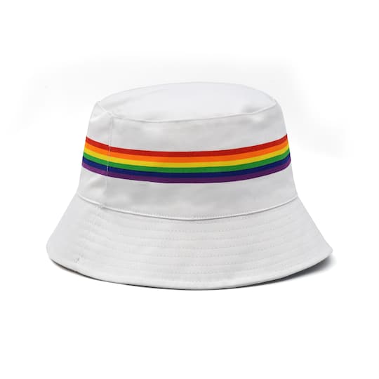 Pride Rainbow Stripes Adult Bucket Hat by Celebrate It™